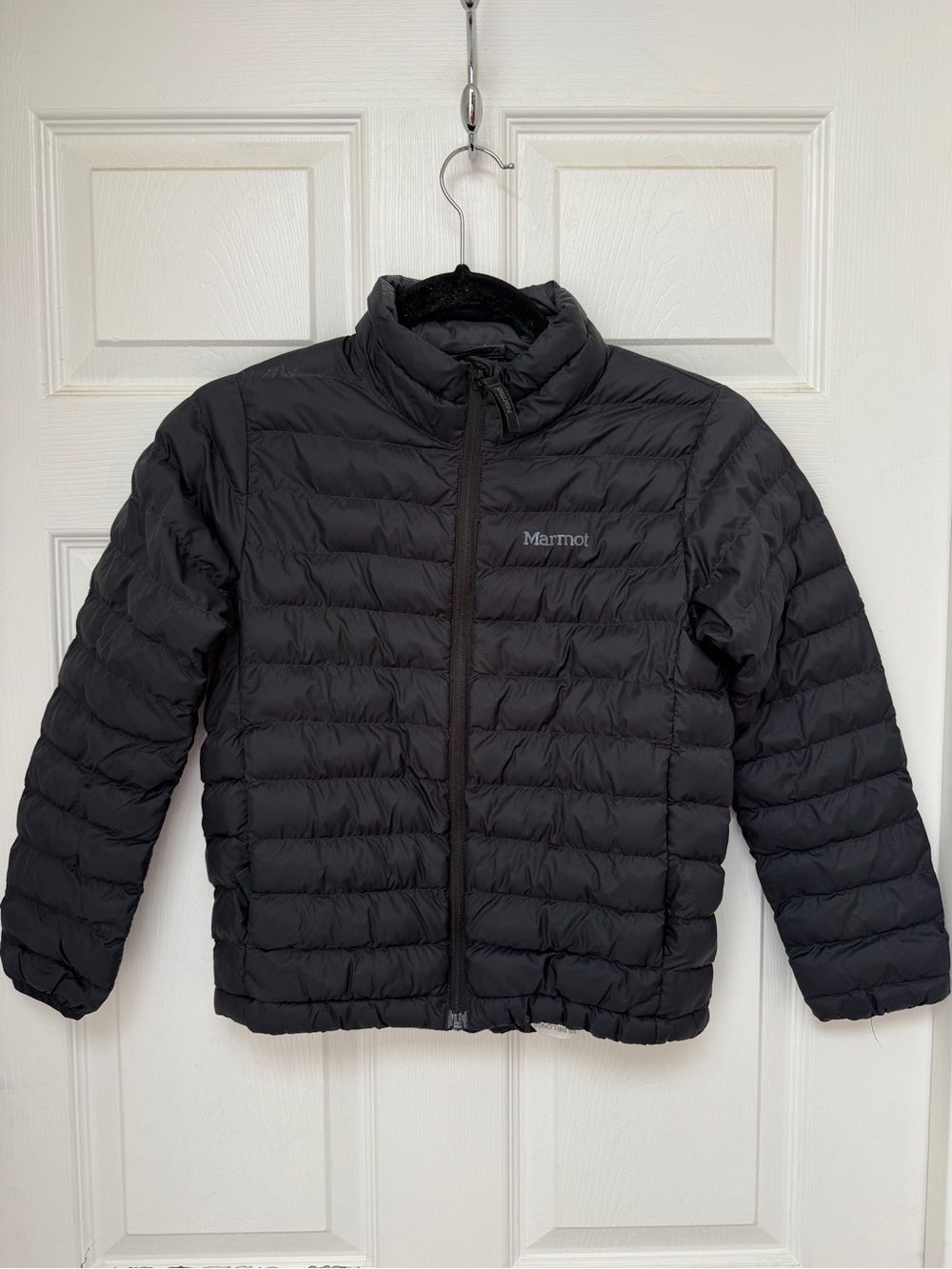 Marmot Kids Black Quilted Packable Featherless Puffer Jacket